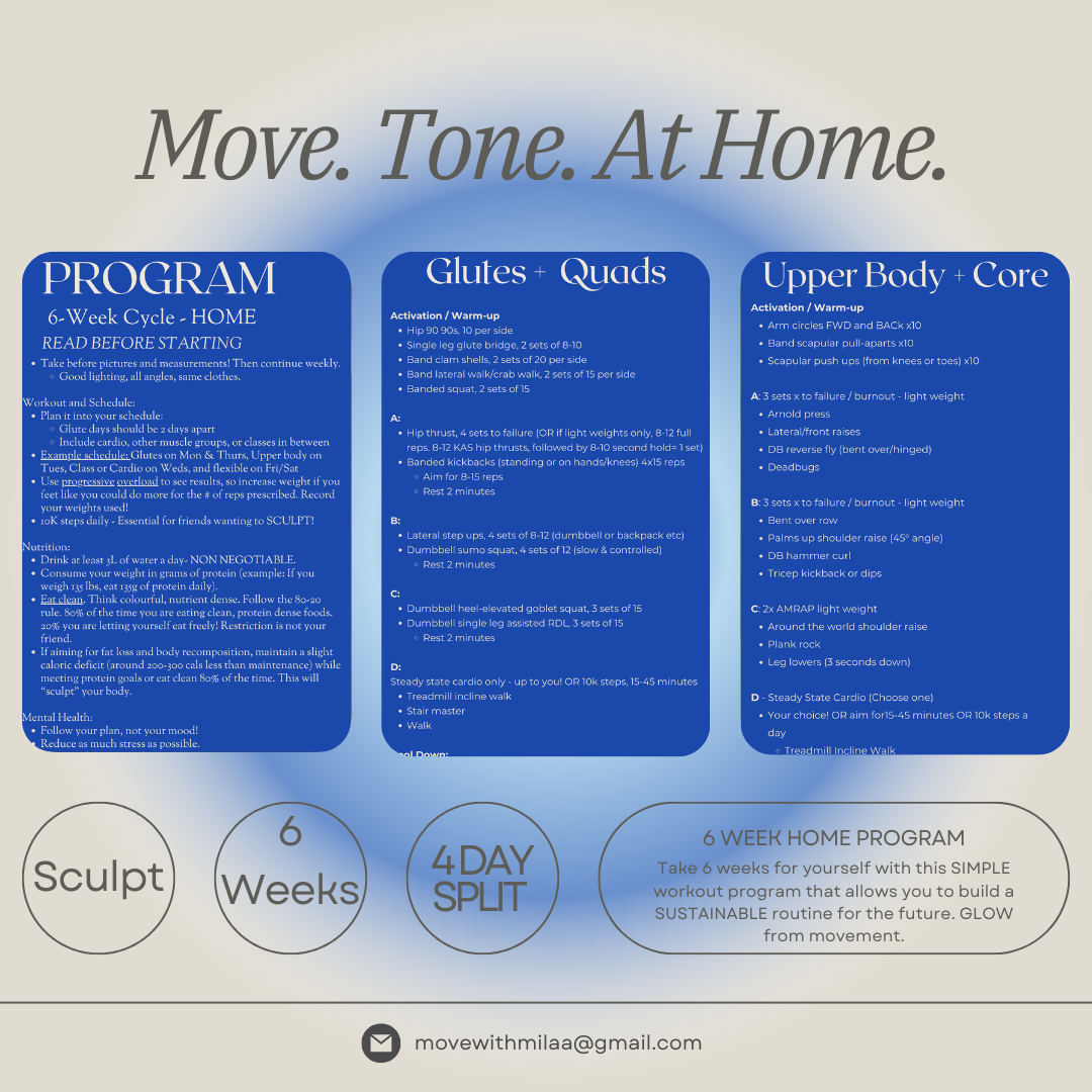 6 Week Move At Home Program