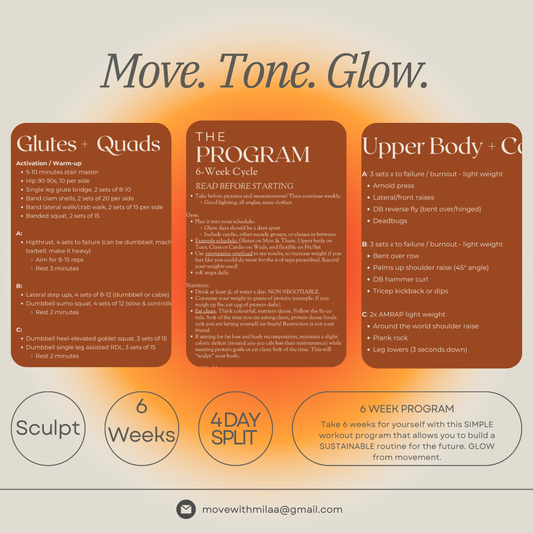 6 Week Summer Sculpt